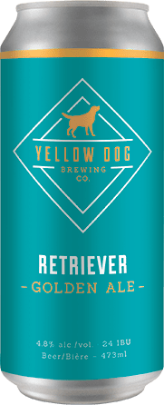 Yellow Dog Brewing Retriever Golden Ale 4 x 473 ml