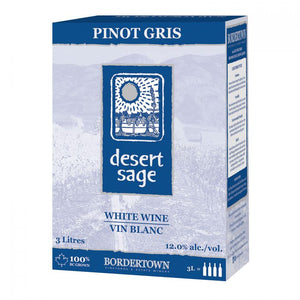 Bordertown Winery Desert Sage Pinot Gris 3L Box